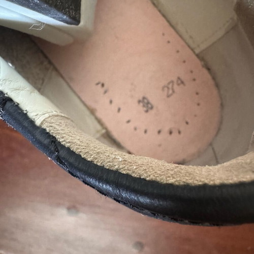 Golden Goose Superstar sneakers like new, black and white, pony skin detail