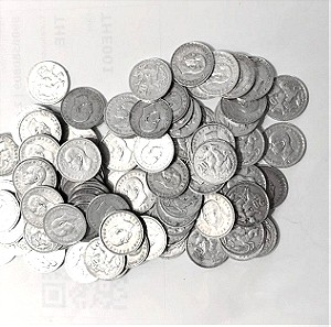 100 Ασημένια Nομίσματα των 20 Δραχμών 1960 Βασιλιάς Παύλος Α Επενδύστε κατάλληλα !