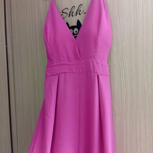 Forever one-piece jumpsuit new, black and pink, one size