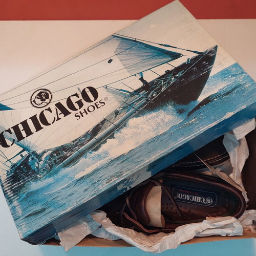 Chicago Casual Shoes size 42 new, brown boat style
