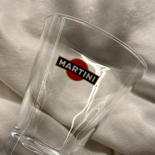 Martini glass unused, glass