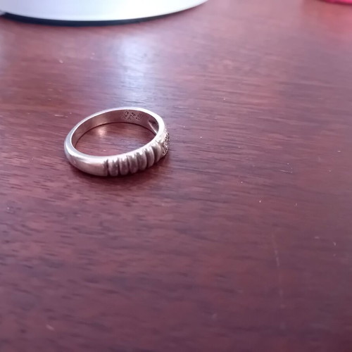 Silver 925 and gold 585 ring used, size 10