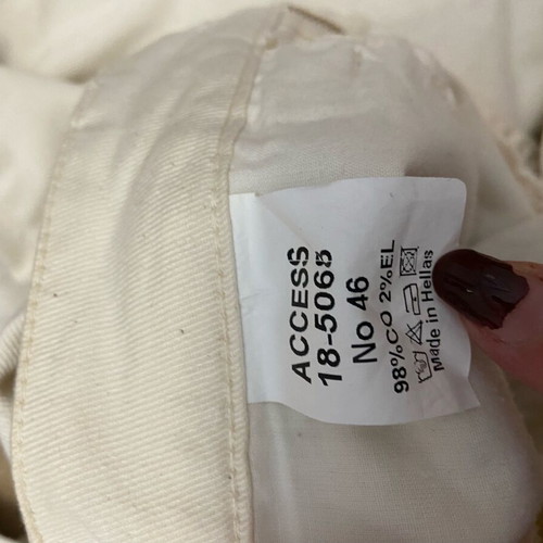 Access denim pants like new, light beige size M