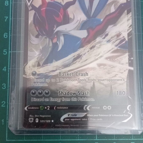 Hisuian Samurott V 101 Pokemon Card new
