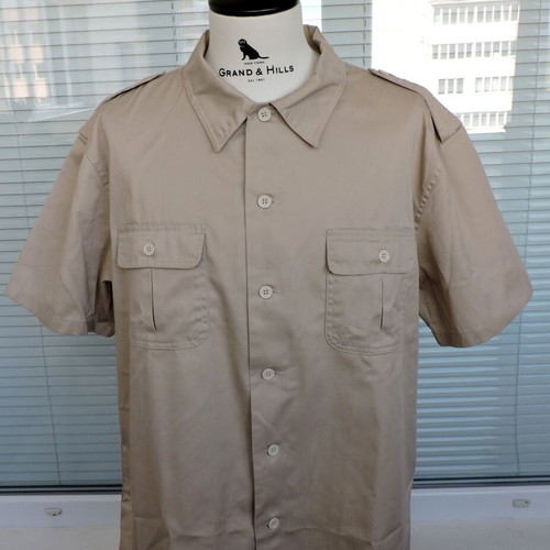 Brandit Individual Wear Men's Beige Short Sleeve Shirt XL like new