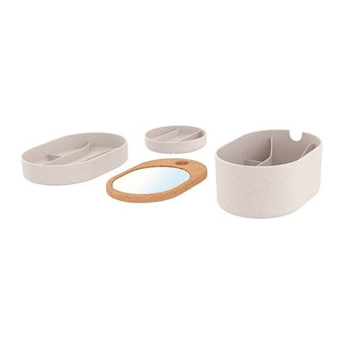 Ikea storage box new with compartments and mirror