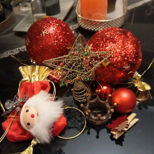 Christmas vintage collection used, old figures in excellent condition