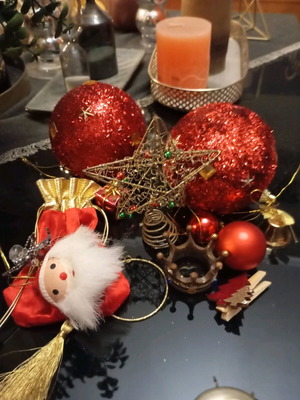 Christmas vintage collection used, old figures in excellent condition