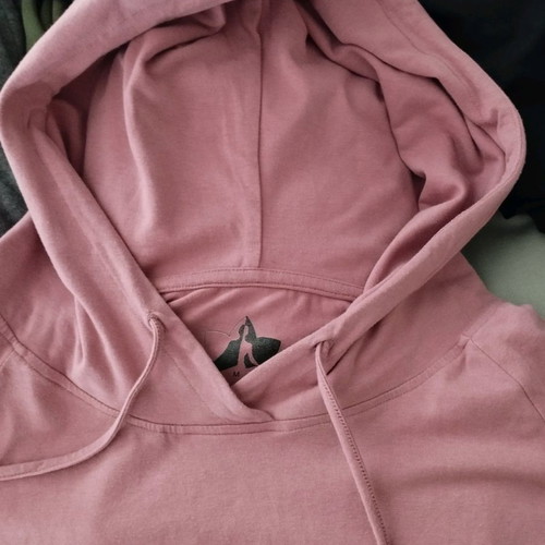 Shamp women's hoodie sweatshirt used, pink, size M