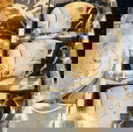  Σετ Σερβίτσιο του Καφέ με 6 Ποτήρια και 6 Πιατάκια με Λουλούδια σε Συσκευασία Δώρου