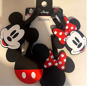 Ετικέτες αποσκευών Mickey και Minnie Καινούριες