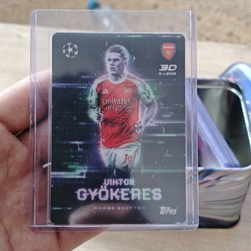 Topps 2025-26 Match Attax Extra Victor Gyokeres 3D-X Lens card