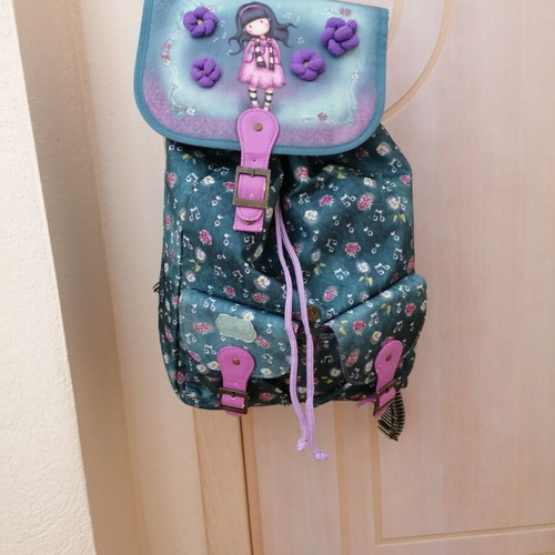 Santoro backpack like new, purple