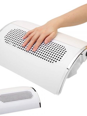 Manicure dust collector 40W with 3 fans and 2 bags new