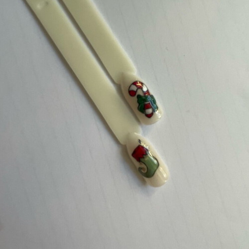 Nail stickers new, hand-painted designs