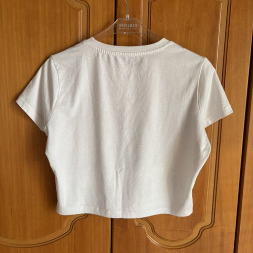 White crop top like new, size M