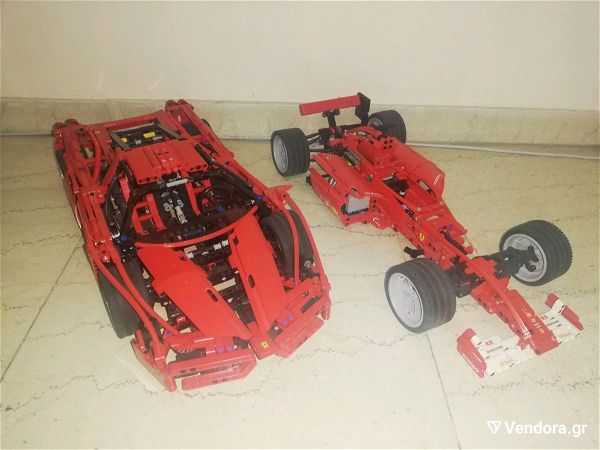  paketo Lego Racers Enzo Ferrari 1 :10 8653 & Ferrari F1 Raser 1:20 8386