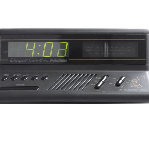 Table clock with alarm and radio new
