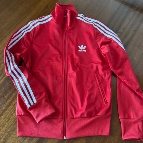 Adidas Firebird men's tracksuit like new, size 40/42, red