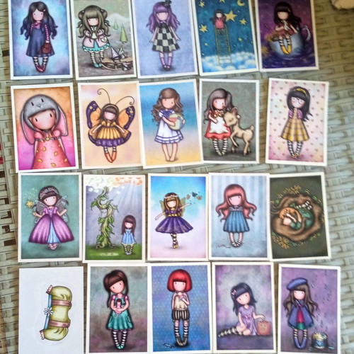 Santoro 2019 stickers pack of 66 for pink album