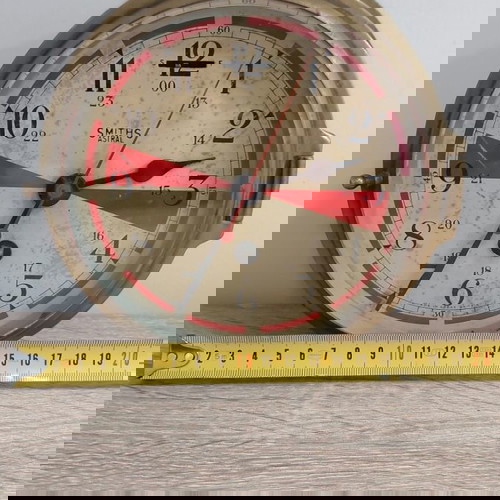 Ρολόι καραβιού Smiths Astral Radio Doom μεταχειρισμένο, μπρούτζινο δεκαετίας 60 χωρίς κλειδί