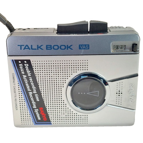 Sanyo Talk Book TRC 1149 Compact Cassette Recorder like new