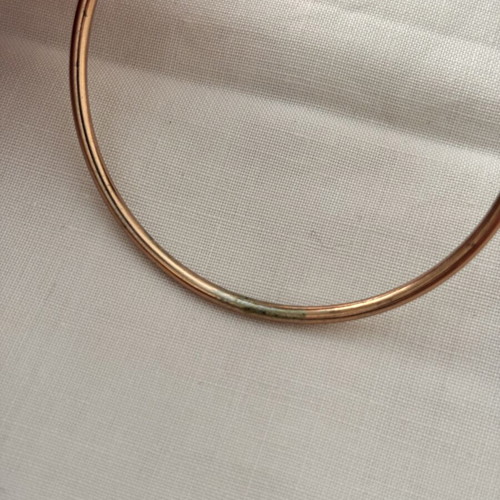 Accessorize rose gold large hoop earrings used