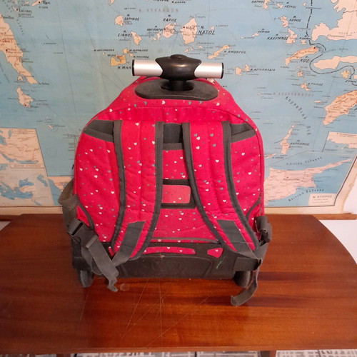 Polo school bag used for girls with wheels