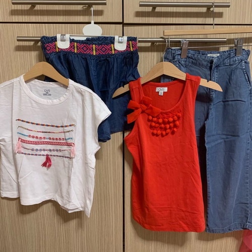 OVS Kids summer sets like new, pack of 4 pieces size 6-7