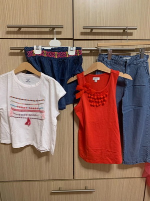 OVS Kids summer sets like new, pack of 4 pieces size 6-7