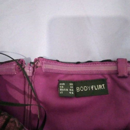 Bonprix evening dress L like new, black and purple