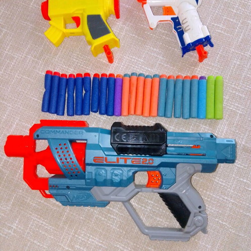 Nerf bundle like new with 3 authentic blasters and darts
