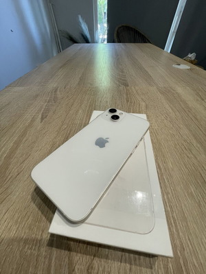 iPhone 13 128GB λευκό σαν καινούργιο, Apple iOS, 88% μπαταρία