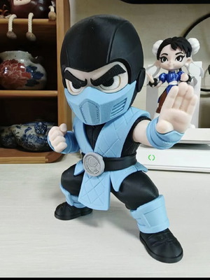 Chibi Mortal Kombat Sub-Zero Noob Saibot figure