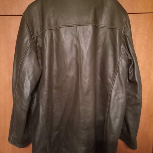 Redskins leather coat XL like new dark brown