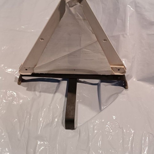 Heavy-duty folding car safety triangle like new