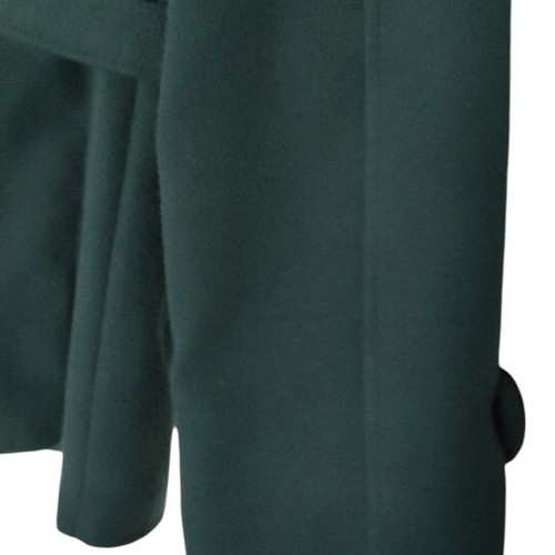 Cypress Green Coat with Detachable Hood and Belt used