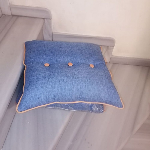 Handmade laboratory pillows two pieces, new 0.45x0.45