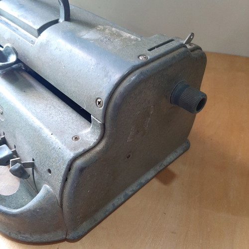 Perkins Brailler typewriter used for braille embossed characters