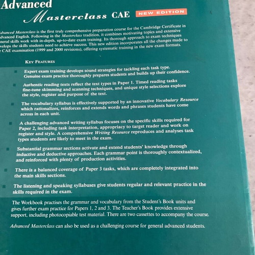 Advanced Masterclass CAE New Edition Student's Book used