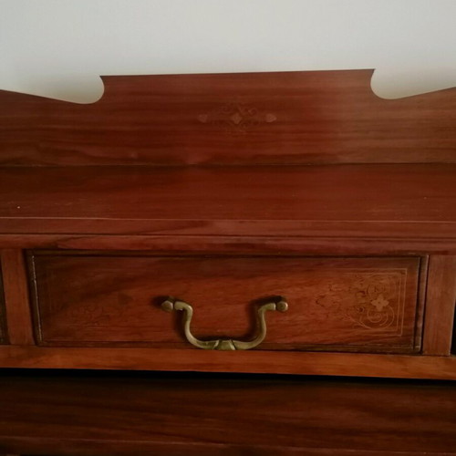 Vintage secretary desk like new solid wood