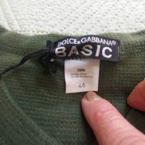 D&G t-shirt γυναικείο καινούργιο, λάδι πράσινο μέγεθος M