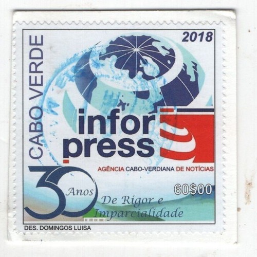 Cabo Verde set of two used stamps