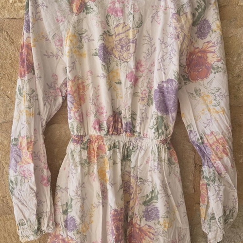 H&M Divided Floral Open Back Mini Dress Like New