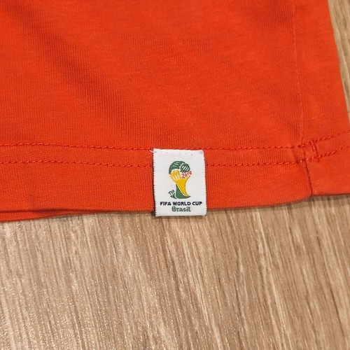 Adidas Spain 2014 FIFA World Cup Brazil Soccer T-Shirt used