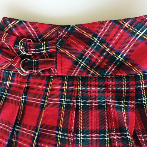 TIME GIRL KID'S CHECKERED SKIRT