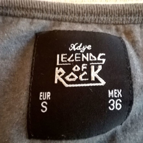 Legend of Rock sleeveless shirt used, size Small, gray