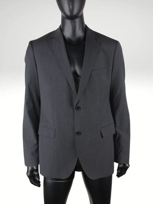 Hugo Boss Jam1 Sharp1 men's blazer size L black pinstripe like new