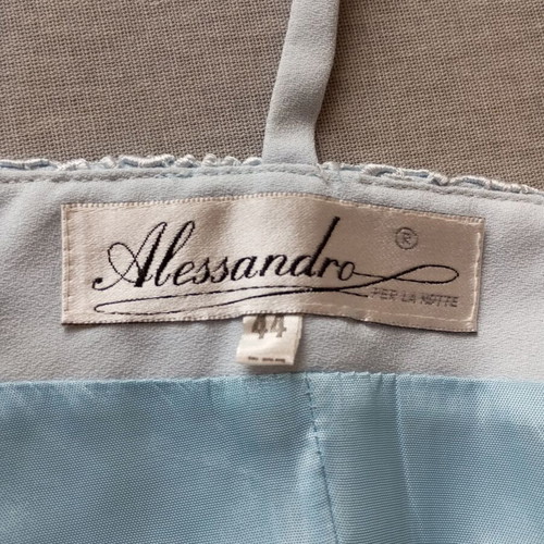 Maxi dress pastel turquoise with lace size M like new