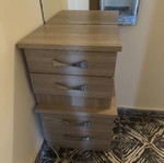 Modern night stands, stackable bedside drawers